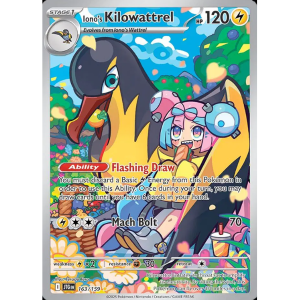 Scarlet & Violet - Journey Together 163/159 - Iono's Kilowattrel [Illustration Rare]